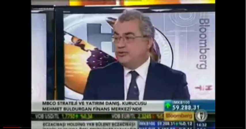 Mehmet Buldurgan Bloomberg Kanalı'nda